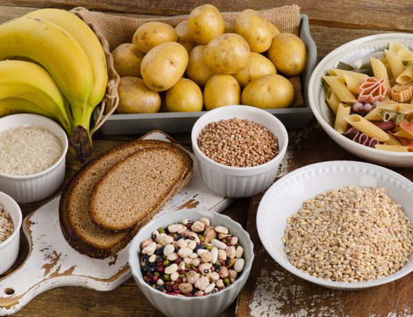 Lebensmittel mit vielen Kohlenhydrate (Fiber)