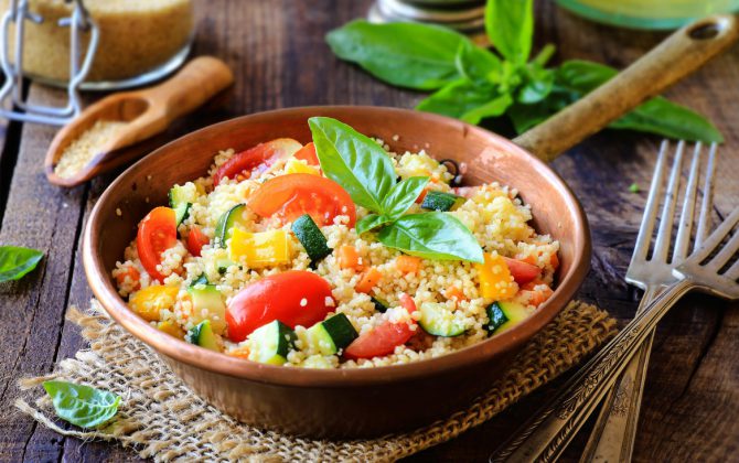 Vegane Fitnessrezepte - Couscous mit Möhren