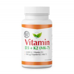 Vitamin D3 + K2 (MK7) 90 Tabletten