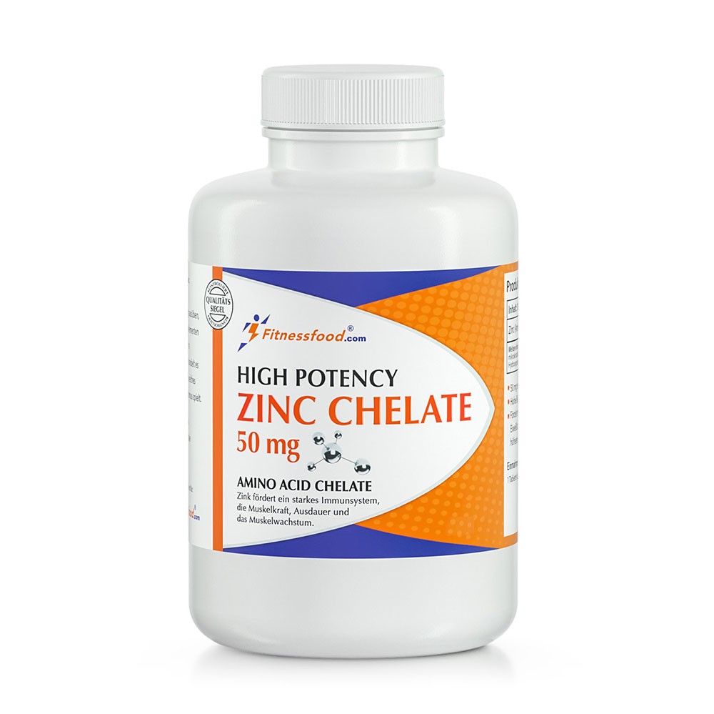 Zinc Chelate 50 mg High Potency Das Fitness und Lifestyle Magazine